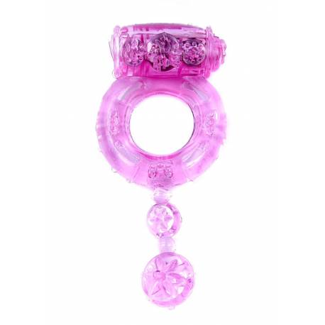 Pierścień-Vibrating Cockring Pink