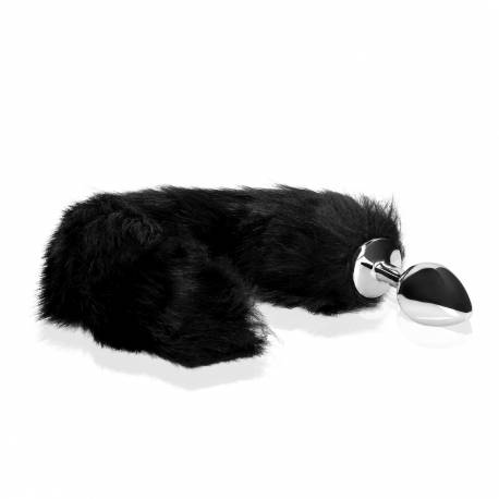 Fox Tail With Metal Butt Plug