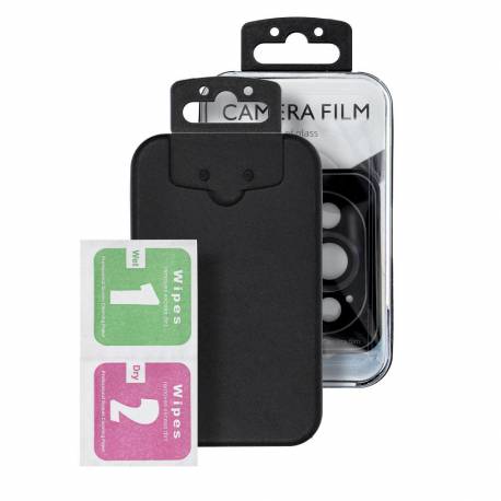 Osłona Aparatu Protector 9H + Aplikator Do Iphone 16E Czarna