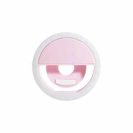 Lampa Led Ring Do Selfie Na Telefon Rk-12 Różowa