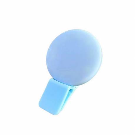 Lampa Led Ring Do Selfie Na Telefon Mini Q Niebieska
