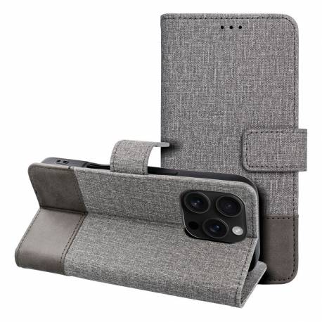 Kabura Gomma Book Do Xiaomi Redmi Note 14 Pro 4G Szary