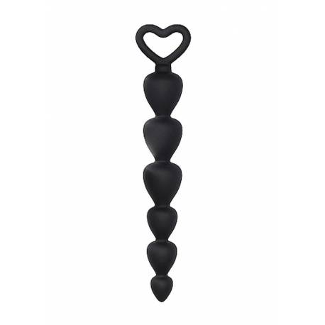 Silicone Anal Beads - Black