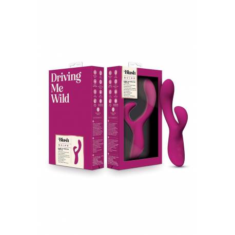 Blush Quinn Rabbit Vibrator Burgundy