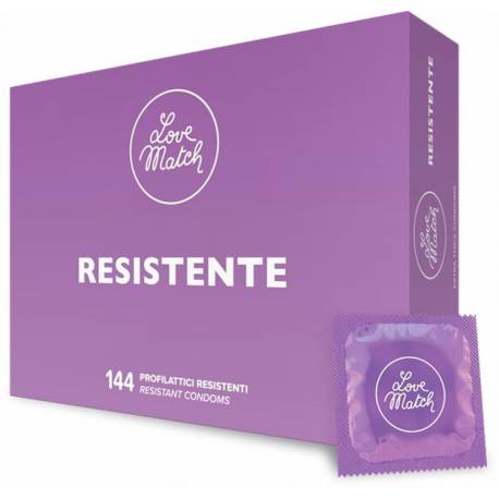 Prezerwatywy-Love Match Resistante - 144 Pack