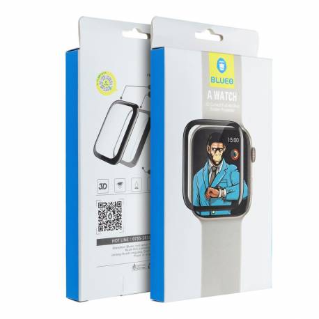 Szkło Hartowane 5D Mr. Monkey Glass - Do Apple Watch 10 42Mm Czarny (Strong Hd)