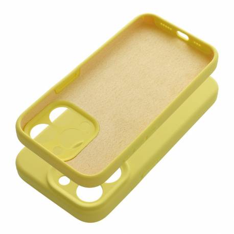 Futerał Silicone 2Mm Do Iphone 16E (Se 4 2025) Żółty