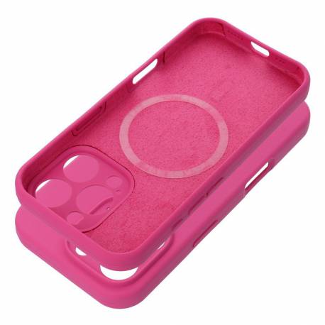 Futerał Silicone 2Mm Do Iphone 15 Pro Max Kompatybilny Z Magsafe Róż
