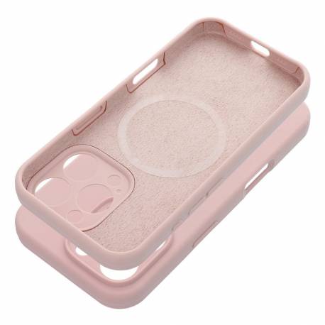 Futerał Silicone 2Mm Do Iphone 16 Plus Kompatybilny Z Magsafe Pudrowy Róż