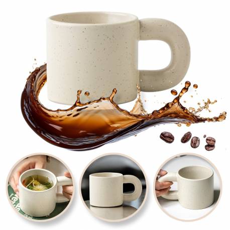 Ceramiczny, Nakrapiany Kubek Z Uchem 300 Ml Cup21
