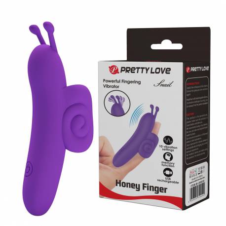 Pretty Love - Snail Honey Finger, 10 Vibration Functions Memory Function