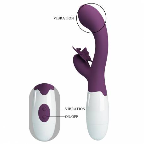 Pretty Love - Butterfly Kiss Purple, 30 Vibration Functions