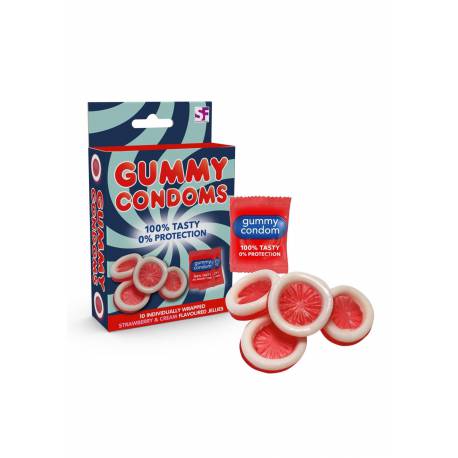 Gummy Condoms Candy White