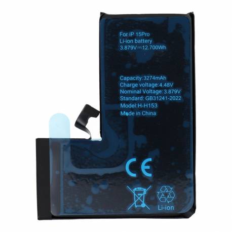 Polymer Box Bateria Do Iphone 15 Pro 3274 Mah