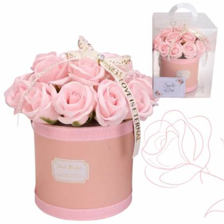 Flower Box, Bukiet Zapachowych Kwiatów Mydlanych W Pudełku Buk08R