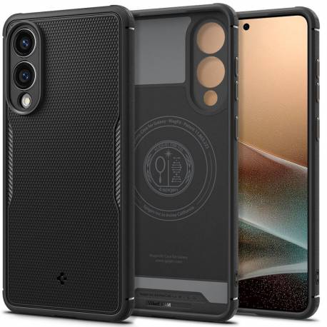 Spigen Futerał Core Armor Mag Kompatybilny Z Magsafe Do Samsung S25 Edge Matte Black