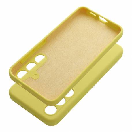 Futerał Silicone 2Mm Do Samsung A06 5G Żółty