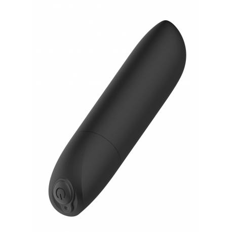Stymulator-Rechargeable Powerful Bullet Vibrator Usb 20 Functions - Matt Black