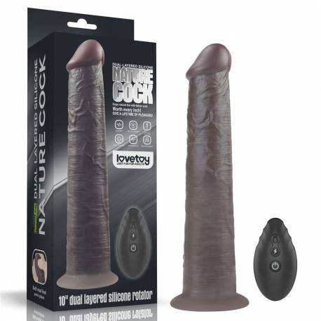 10'' Dual Layered Platinum Silicone Rotator
