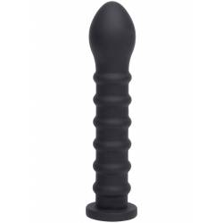 Ribbed Dong Easy-Lock 19 Cm Black