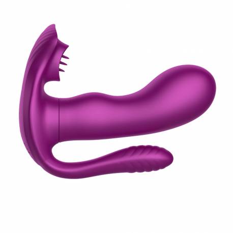 Tongue Triple Stimulator Purple