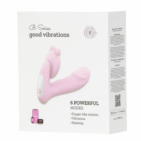 Silicone Vibrator 3 Speeds, 6 Frequencies Finger Function, Heating + App Control