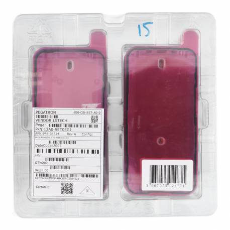 Servicepack Taśma Klejąca Uszczelka Wyświetlacza Do Iphone 15 (Opakowanie 200Szt)
