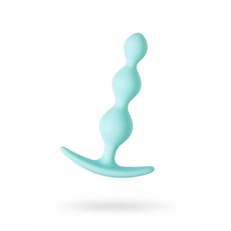 Todo By Toyfa Anal Plug Triple, Silicone, Mint, 10.5 Cm, O 2.4 Cm