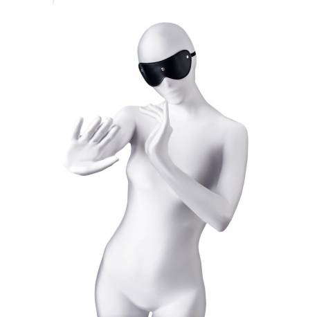 Anonymo Mask, Pu Leather, Black, 24 Cm