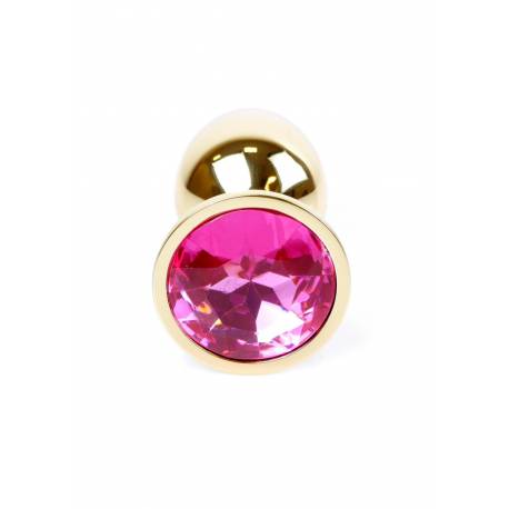Plug-Jewellery Gold Plug- Pink