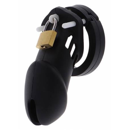 Chastity Cock Cage Slicone L Black
