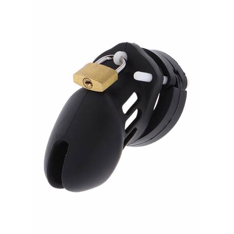 Chastity Cock Cage Silicone S Black