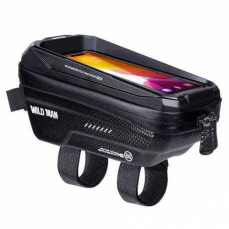 Wildman Sakwa Rowerowa Na Ramę Na Zamek 1,2L (4" - 7") Ms66 Czarna