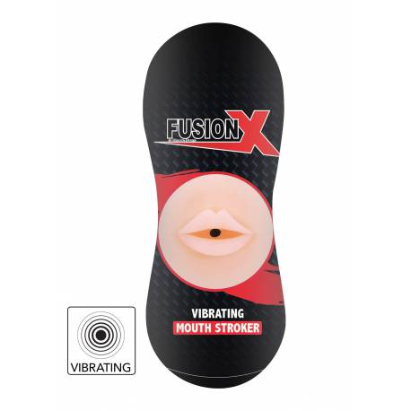 Vibrating Stroker Mouth Light Skin Tone