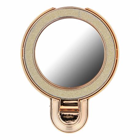 Stojak Na Telefon Circle Mirror - Naklejany - Złoty