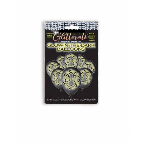 Glitterati Disco Glow Balloons
