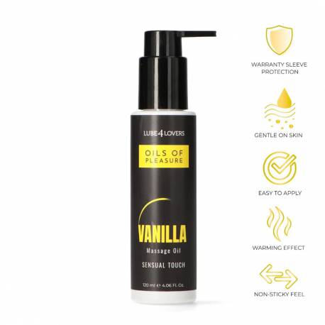 Oils Of Pleasure – Vanilla Massage Oil 120 M