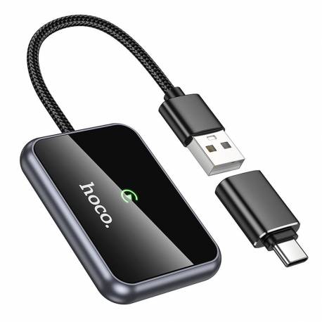 Bezprzewodowy Adapter Carplay Hoco Usb A / Usb C Hu1 Czarny