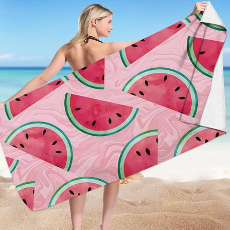Ręcznik Plażowy Prostokątny Arbuzy 150X70 Rec54Wz14