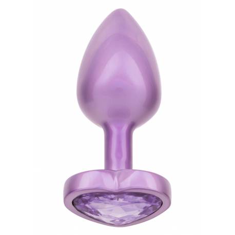 Diamond Heart Plug Small Purple