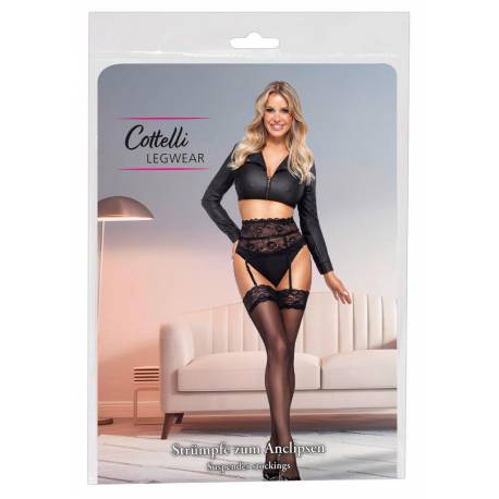 Stockings Black L