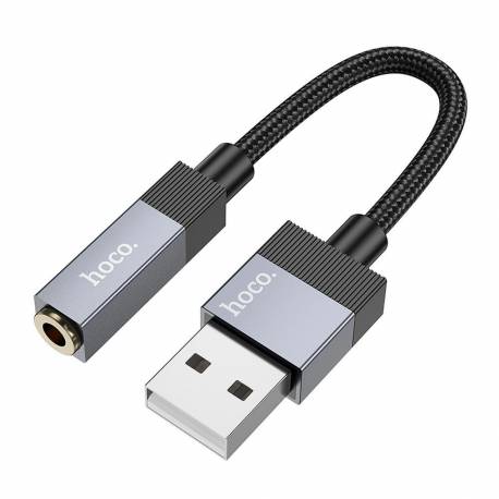 Kabel Aux Jack 3,5 Mm (Męski) Do Jack 3,5 Mm (Męski) Hoco 1 M Upa32 Czarny