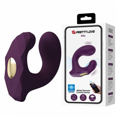 Pretty Love - Billy Purple, 12 Vibration Functions Mobile App Remote Control