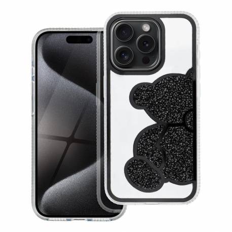 Futerał Teddy Bear Do Iphone 17 Pro Max Czarny