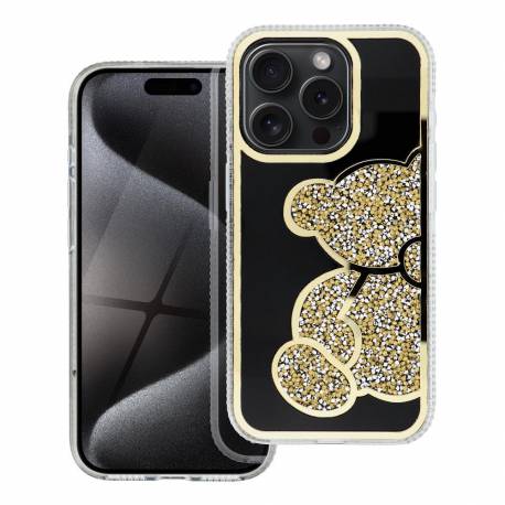 Futerał Teddy Bear Do Iphone 17 Pro Złoty