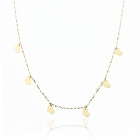 Naszyjnik Stal Chirurgiczna Pozłacana 14K Gold Nst2019