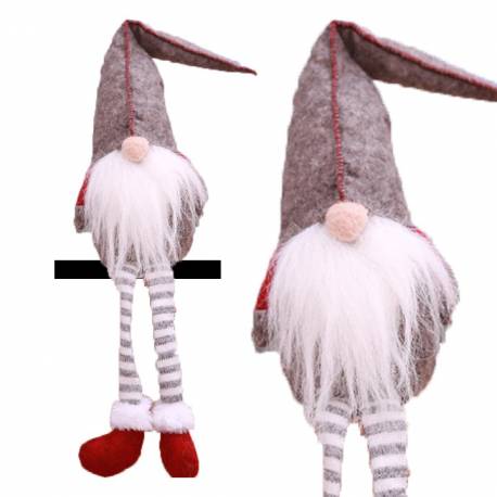 Mikołaj Skrzat Krasnal Świąteczny Boże Narodzenie 45 Cm Z Pluszu Ksn13Sz