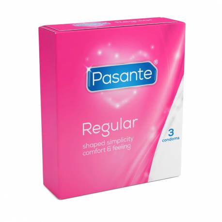 Pasante Regular Condoms 3 Pcs