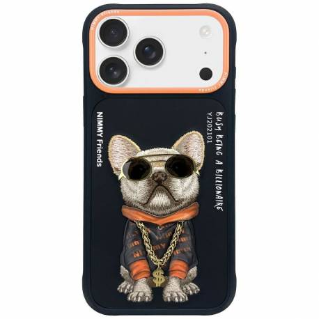 Nimmy Futerał Glasses Cool Dog Do Iphone 17 Pro Max Czarny