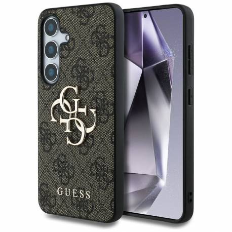 Guess Futerał Do Samsung S25 Plus Guhcs25M4Gmgbr (Big 4G Logo Classic) Brązowy